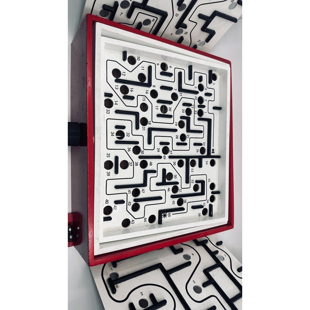 BRIO Labyrinth Wooden Tilt Maze Game - 3 Interchangeable Boards, Complete